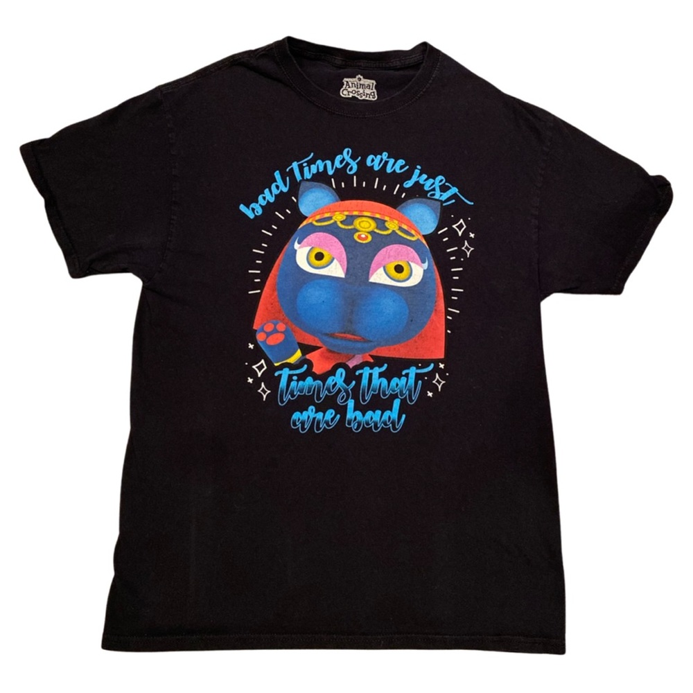 Rare Animal Crossing black t-shirt (M)